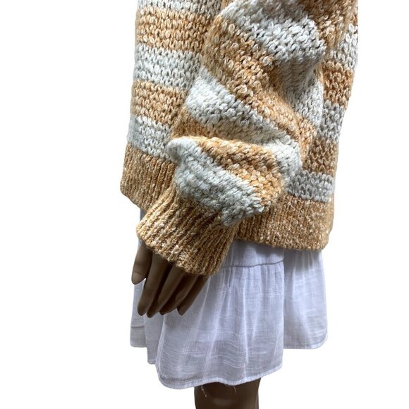 Madewell Slauchy Open Knit Pull Over Grandpa Sweater L - Picture 5 of 7